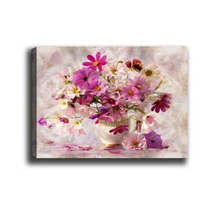 Nástenný obraz na plátne Tablo Center Flowers in Vase, 40 × 60 cm vyobraziť