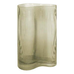 Zelená sklenená váza PT LIVING Wave, výška 27 cm vyobraziť