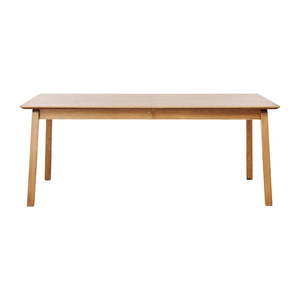 Rozkladací jedálenský stôl s doskou v dubovom dekore 95x190 cm Bari – Unique Furniture vyobraziť