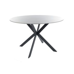 Sconto Jedálenský stôl TOLAO sivý mramor/čierna vyobraziť