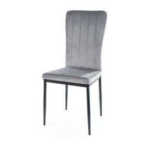Sconto Jedálenská stolička VAGU sivá/čierna vyobraziť