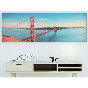 Obraz na plátne Golden Gate Bridge, 150x50 cm% vyobraziť