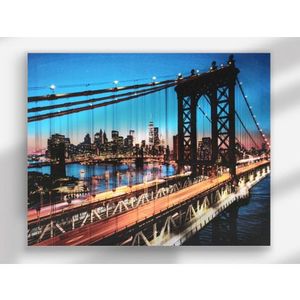 Obraz na plátne Brooklyn Bridge, 40x50 cm% vyobraziť