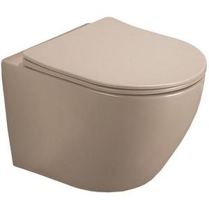 MEXEN - Lena Závesná WC misa vrátane sedátka s slow-slim, duroplast, cappuccino mat 30724064 vyobraziť