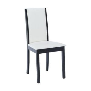 KONDELA Venis New jedálenská stolička wenge / biela vyobraziť