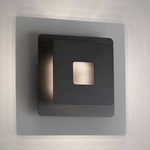 FISCHER & HONSEL Nástenné LED svetlo Hennes, 18 x 18 cm, čierna vyobraziť