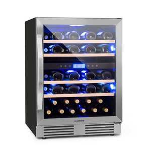 Klarstein Vinovilla Duo43, dvojzónová vinotéka, 129 l, 43 fliaš, 3-farebné LED osvetlenie, sklenené dvere vyobraziť