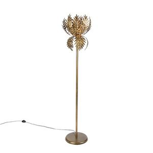 Vintage stojaca lampa zlatá - Botanica Simplo vyobraziť