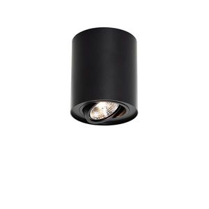 Moderné stropné bodové svietidlo čierne otočné a sklopné AR70 - Rondoo Up vyobraziť