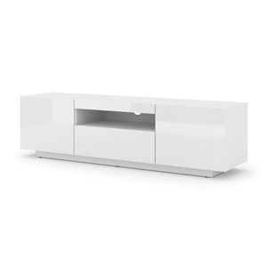 ARTBm TV stolík AURA 150 | biely lesk Variant: bez LED osvetlenia vyobraziť
