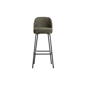 Sivá zamatová barová stolička 103 cm Vogue – BePureHome vyobraziť
