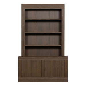 Hnedá knižnica z borovicového dreva 146x230 cm Yumi – BePureHome vyobraziť