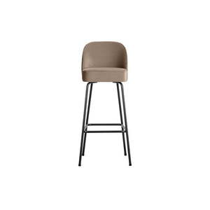 Béžová zamatová barová stolička 103 cm Vogue – BePureHome vyobraziť