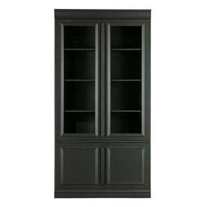 Čierna vitrína z borovicového dreva 110x215 cm Organize – BePureHome vyobraziť