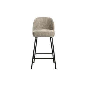 Krémová zamatová barová stolička 89 cm Vogue – BePureHome vyobraziť