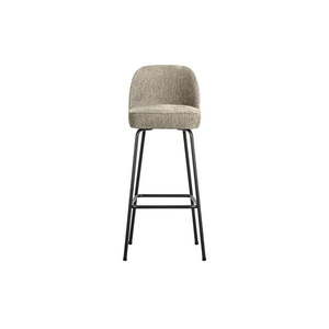 Krémová zamatová barová stolička 103 cm Vogue – BePureHome vyobraziť