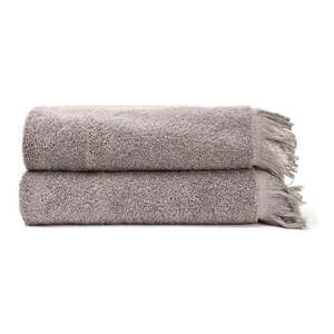 Sivé/hnedé bavlnené uteráky v súprave 2 ks 50x90 cm – Bonami Selection vyobraziť