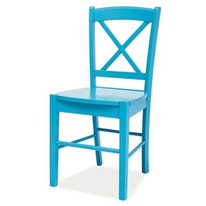 Sconto Jedálenská stolička SIGCD-56 modrá vyobraziť