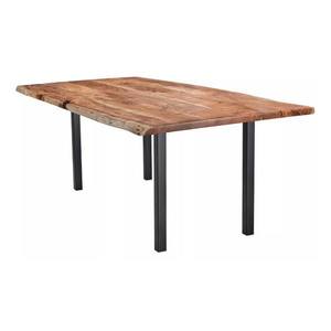Sconto Jedálenský stôl GURU FOREST akácia/čierna, 80x80 cm vyobraziť