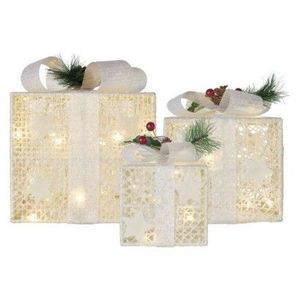 LED dárky s ozdobou Gift teplá bílá vyobraziť