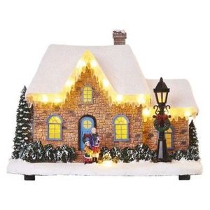 LED vánoční domek House 20, 5 cm teplá bílá vyobraziť