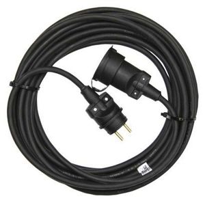 Venkovní prodlužovací kabel s 1 zásuvkou LUMO 30 m černý vyobraziť
