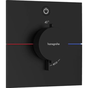 Hansgrohe ShowerSelect Comfort E - Termostat pod omietku pre 1 spotrebič, čierna matná 15571670 vyobraziť
