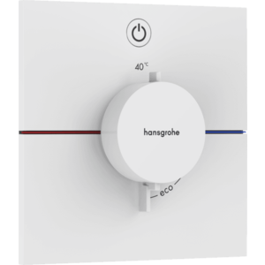 Hansgrohe ShowerSelect Comfort E - Termostat pod omietku pre 1 spotrebič, biela matná 15571700 vyobraziť