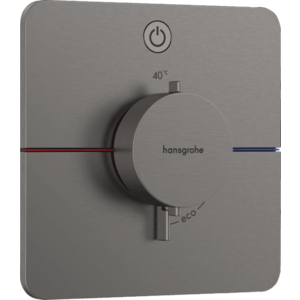 Hansgrohe ShowerSelect Comfort Q - Termostat pod omietku pre 1 spotrebič, kartáčovaný čierny chróm 15581340 vyobraziť