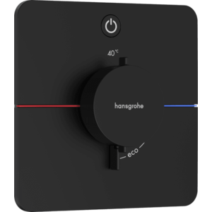 Hansgrohe ShowerSelect Comfort Q - Termostat pod omietku pre 1 spotrebič, čierna matná 15581670 vyobraziť