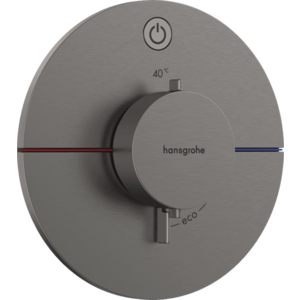 Hansgrohe ShowerSelect Comfort S - Termostat pod omietku pre 1 spotrebič, kartáčovaný čierny chróm 15553340 vyobraziť