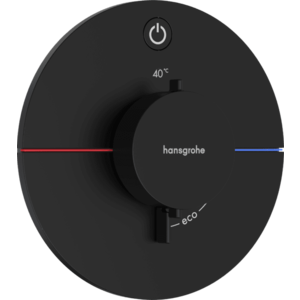 Hansgrohe ShowerSelect Comfort S - Termostat pod omietku pre 1 spotrebič, čierna matná 15553670 vyobraziť