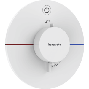 Hansgrohe ShowerSelect Comfort S - Termostat pod omietku pre 1 spotrebič, biela matná 15553700 vyobraziť