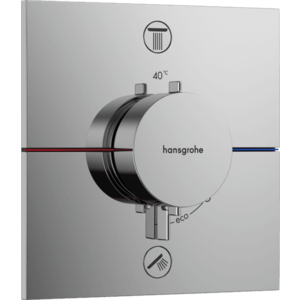 Hansgrohe ShowerSelect Comfort E - Termostat pod omietku pre 2 spotrebiče, chróm 15572000 vyobraziť