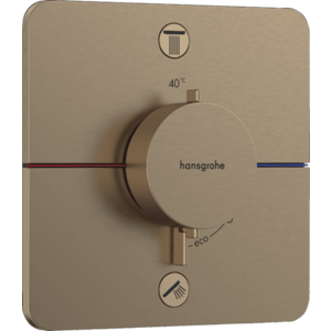 Hansgrohe ShowerSelect Comfort Q - Termostat pod omietku pre 2 spotrebiče, kartáčovaný bronz 15583140 vyobraziť