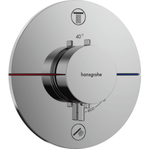 Hansgrohe ShowerSelect Comfort S - Termostat pod omietku pre 2 spotrebiče, chróm 15554000 vyobraziť