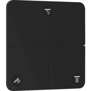 Hansgrohe ShowerSelect Comfort Q - Ventil pod omietku pre 3 spotrebiče, čierna matná 15587670 vyobraziť
