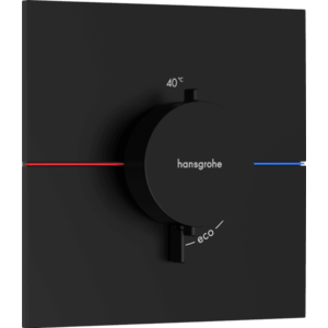 Hansgrohe ShowerSelect Comfort E - Termostat pod omietku, čierna matná 15574670 vyobraziť