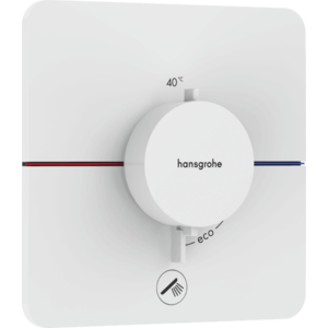 Hansgrohe ShowerSelect Comfort Q - Termostat pod omietku pre 1 spotrebič a ďalší výtok, biela matná 15589700 vyobraziť