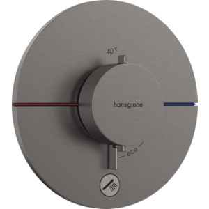 Hansgrohe ShowerSelect Comfort S - Termostat pod omietku pre 1 spotrebič a ďalší výtok, kartáčovaný čierny chróm 15562340 vyobraziť