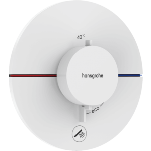 Hansgrohe ShowerSelect Comfort S - Termostat pod omietku pre 1 spotrebič a ďalší výtok, biela matná 15562700 vyobraziť