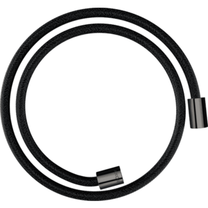 Axor ShowerSolutions - Textilná sprchová hadica 1250 mm s valcovými maticami, čierny chróm 28228330 vyobraziť