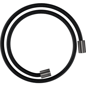 Axor ShowerSolutions - Textilná sprchová hadica 1250 mm s valcovými maticami, kartáčovaný čierny chróm 28228340 vyobraziť