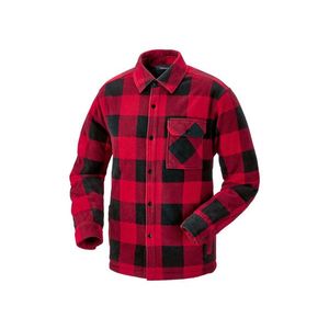 PARKSIDE® Pánska košeľová bunda (M (48/50), červená) vyobraziť
