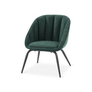 Čalúnená stolička, sivo-zelená vyobraziť