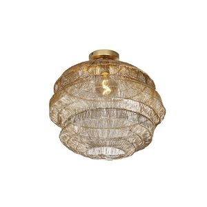 Orientálna stropná lampa zlatá 45 cm - Vadi vyobraziť