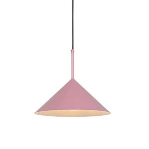 Dizajnové závesné svietidlo ružové - Triangolo vyobraziť