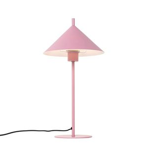 Dizajnová stolná lampa ružová - Triangolo vyobraziť