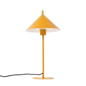 Dizajnová stolná lampa žltá - Triangolo vyobraziť