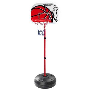 Nastaviteľný basketbalový kôš s loptou a pumpou vyobraziť